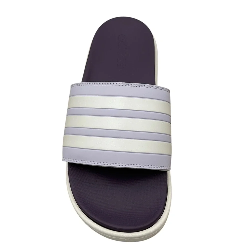 adidas Women's Adilette Platform‎ Slide Sandals Size 8 (Fits like 9) Lavender